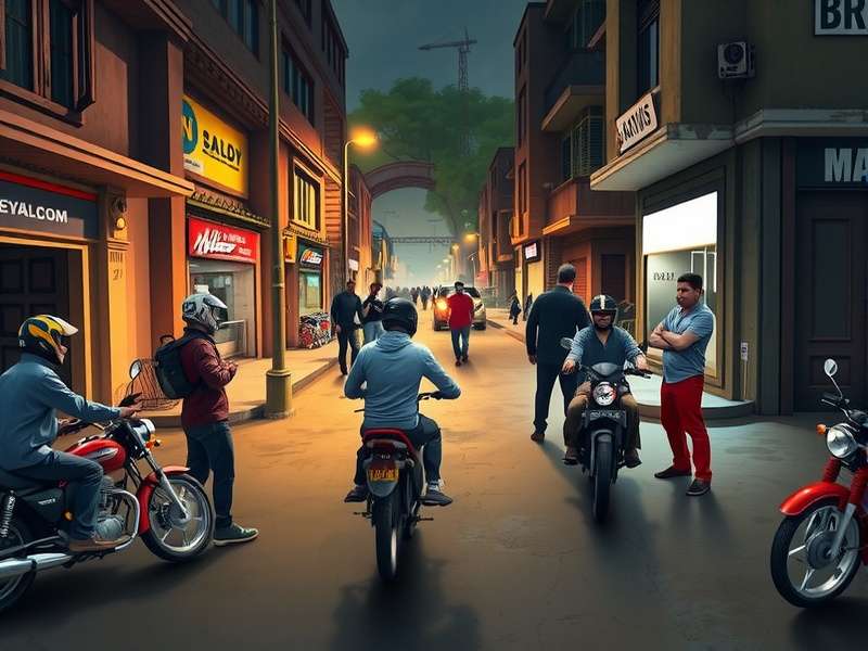 Ruckus In Mumbai Streets mission gameplay showing character interactions